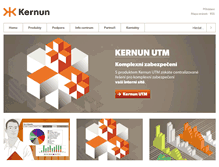 Tablet Screenshot of kernun.cz